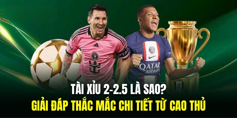 Tài xỉu 2-2.5 là sao